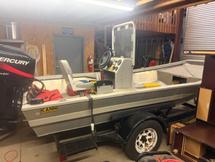 1993 Kann Trailer with Boat,  Motor
