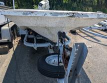 1980 Boston Whaler Power Craft skiff 15 ft. with Engine and Trailer
