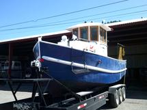 Gunderson Tug Boat w/ Trailer