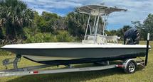 2009 20' Shearwater Z2000 Bay Boat, trailer, & Outboard Motor