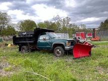 1995 GMC SIERRA DUMP TRUCK WITH BLADE