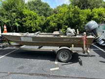 2005 Air Boat, Stoke Motor and Trailer