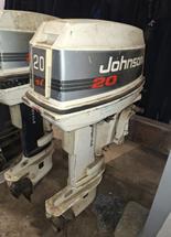Johnson 20hp 2 Stroke Long Shaft Outboard Motors ( 2 EA)